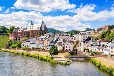 La ciudad de Saarburg