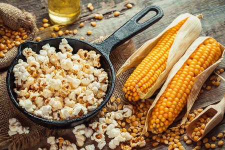 Corn and popcorn