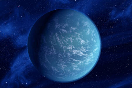 Blue Exoplanet