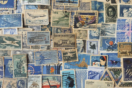 Various old postage stamps