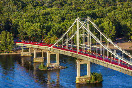 Parkbrücke in Kiew