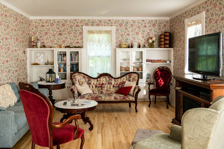 Viktoriánska obývacia izba