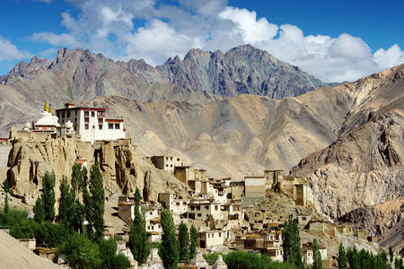 Mosteiro Lamayuru em Ladakh