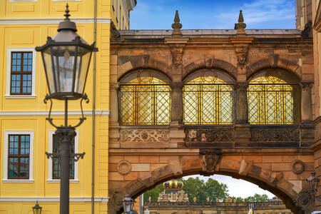 Alte Fassaden von Dresden