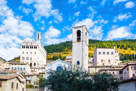 Historische gebouwen in Gubbio