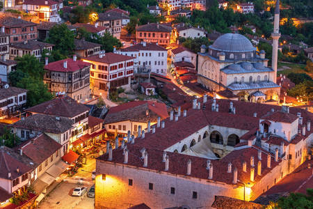 Evening city of Safranbolu