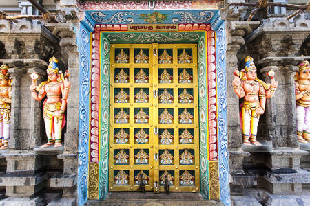 Doors of a Hindu temple