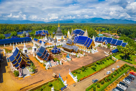 Pohled na Wat Ban Den