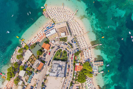 aldeia de Ksamil na Albânia