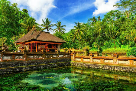 Areál chrámu Tirta Empul, Bali