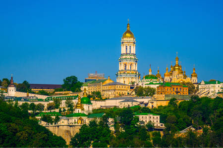 Pemandangan Biara Lavra Pechersk Kiev