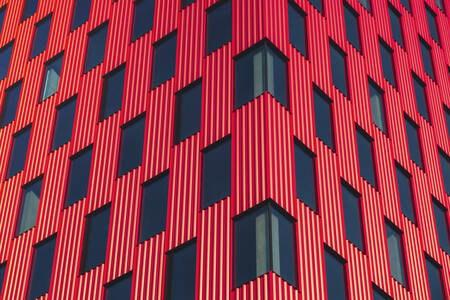 Modern facade of an office building