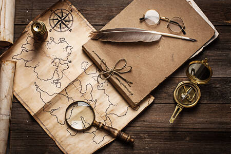 Old Objects on an Ancient Map