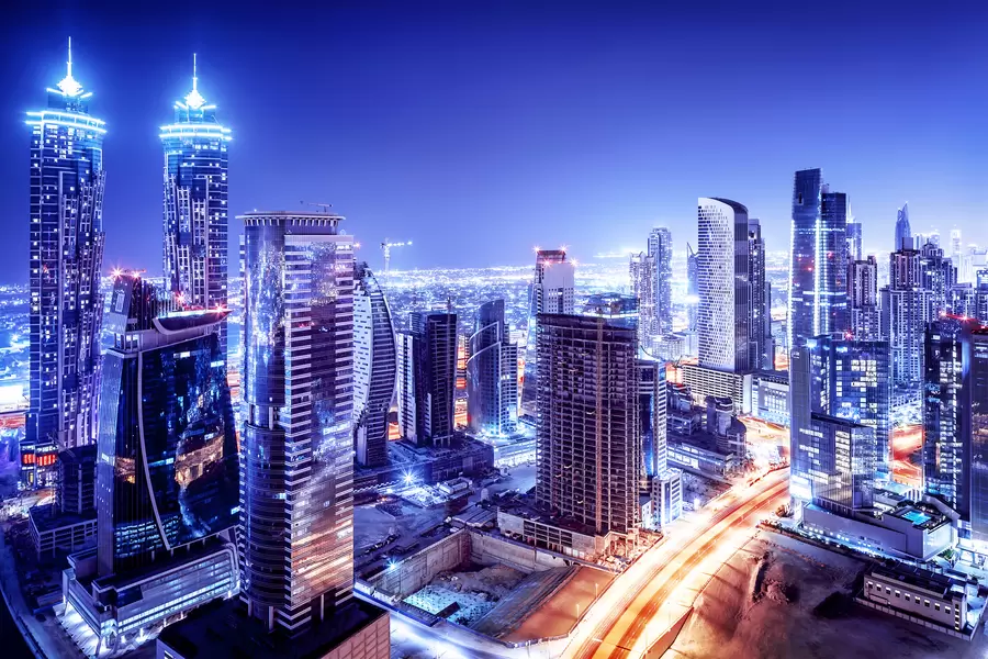 Natt i Dubai