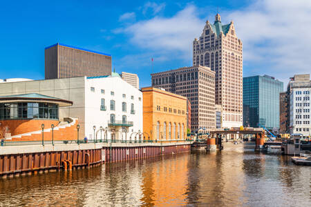 View of houses in Milwaukee