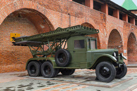 Kampffahrzeug "Katyusha"