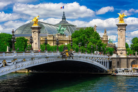 Pont Alexandre III em Paris