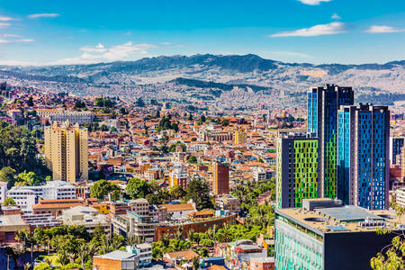 Vista de la ciudad de Bogotá