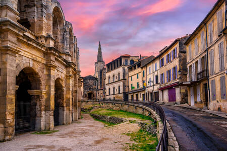 A régi Arles utcái