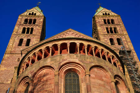 Facade af Speyer-katedralen