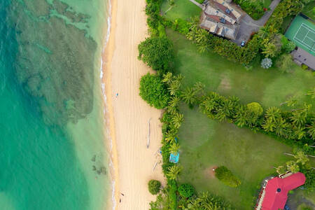 Pláž na Havaji