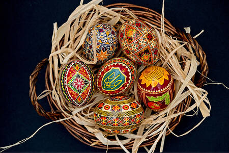 Украинские пасхальные яйца