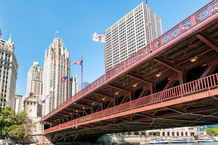 Chicago'daki DuSable Köprüsü