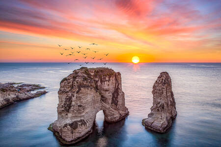 Sunrise in Beirut