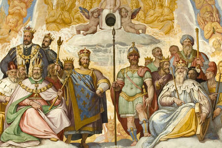 The Last Judgment fresco in Florence