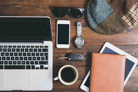 Freelancer's workplace