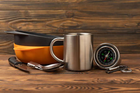 Set of tourist equipment