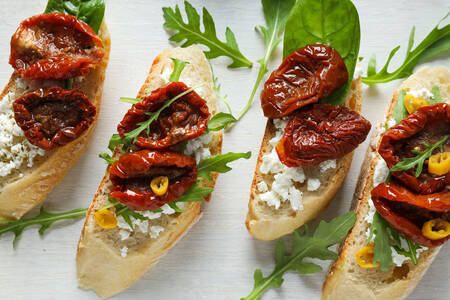 Sendviči sa sušenim rajčicama