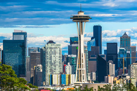 Wolkenkrabbers in Seattle