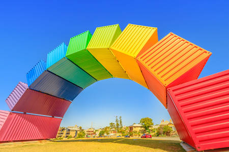 Containere de transport multicolore