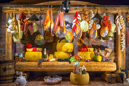 Shop window in Kotor
