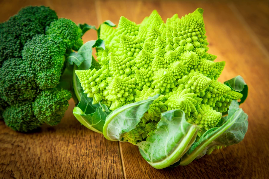 Romanesco e broccoli