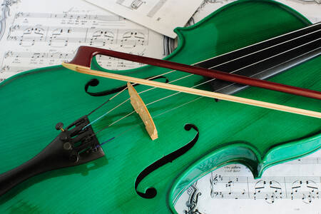 Violino verde
