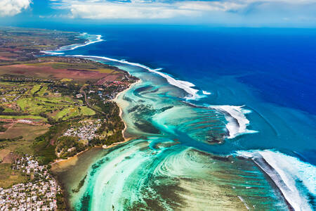 Mauritius coast