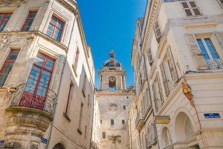 Edificios antiguos en La Rochelle