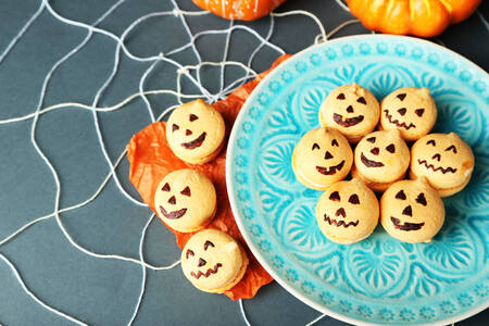 Macarons para o Halloween