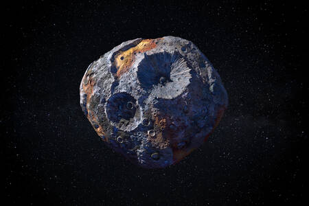 Metallic asteroid