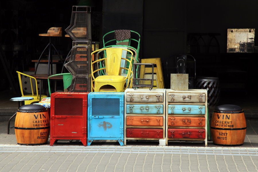 Flea market in the Old City of Jaffa