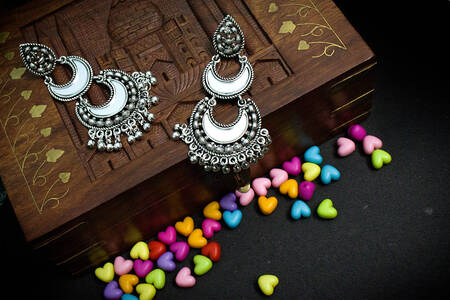 Traditional Asian earrings