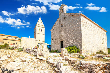 Church in the town of Lubenice