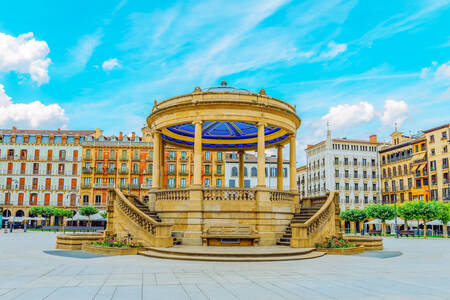 Piazza a Pamplona