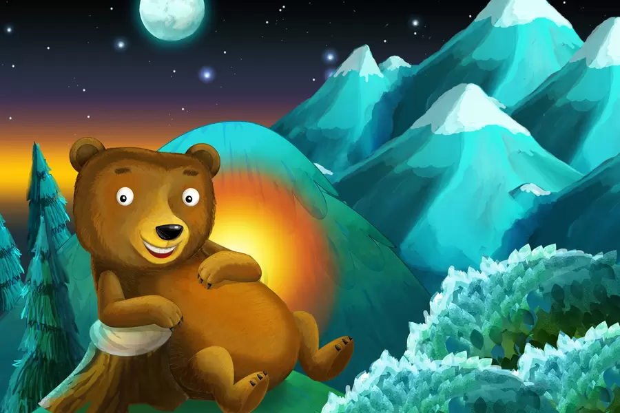 Bear in the forest