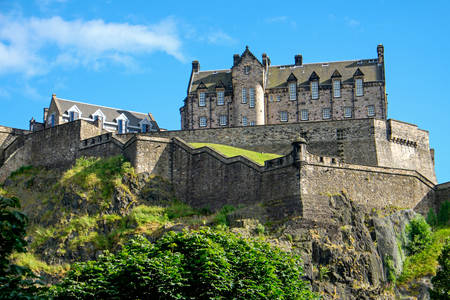 Vue du château d'Édimbourg