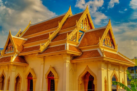 Edificio tradicional tailandés