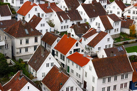 Крыши домов в Ставангере