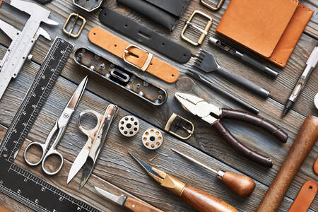 Tools for leather goods